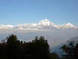 02 Dhaulagiri Himal and Tukuche Peak Just After Leaving Ghorepani On Trek To Chomrong